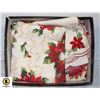 Image 1 : 2 LARGE TABLE CLOTHS & NAPKINS (6)