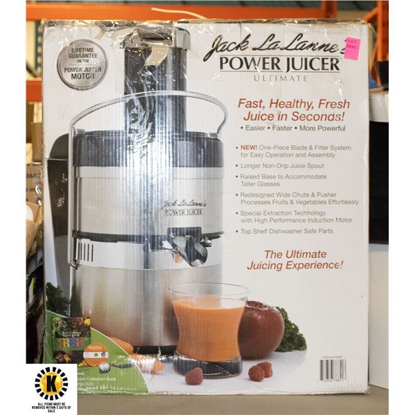 ULTIMATE POWER JUICER, JACK LALANNE?S, NEW.
