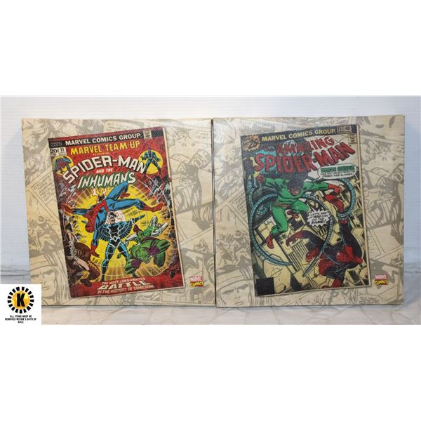 2 ARTISSIMO MARVEL COMIC COVERS