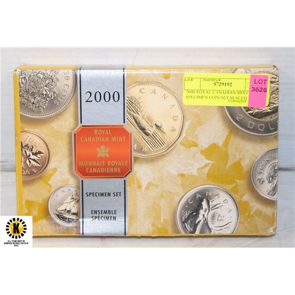 2000 ROYAL CANADIAN MINT SPECIMEN COIN SET SEALED