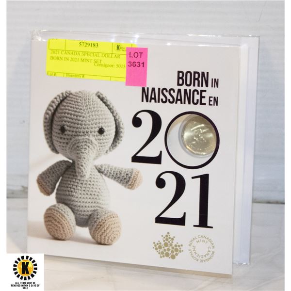 2021 CANADA SPECIAL DOLLAR BORN IN 2021 MINT SET
