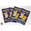Image 1 : x4 GENUINE POKEMON TRICK OR TRADE CARDS PACKS