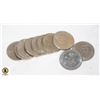 Image 1 : $10 FACE VALUE VARIOUS CANADA NICKEL $1 COINS