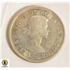 Image 2 : 1963 SILVER CANADA 50 CENTS COIN, CIRCULATED