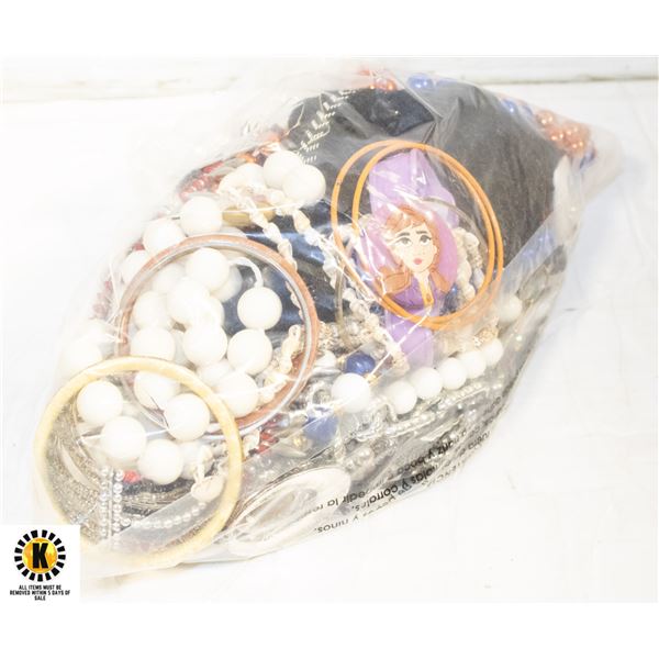 LARGE BAG OF ESTATE JEWELRY-ESTATE