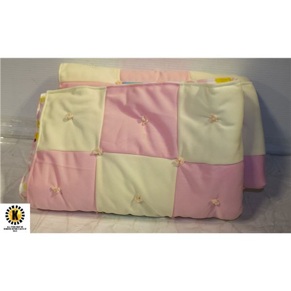 BABY CRIB SIZE PATCHWORK QUILT-ESTATE