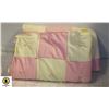 Image 1 : BABY CRIB SIZE PATCHWORK QUILT-ESTATE