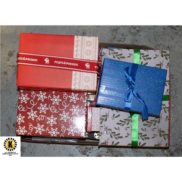 24 GIFT BOXES AND BAGS,ALL NEW