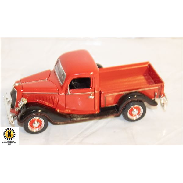 VINTAGE TRUCK OF YESTERYEAR 1936 FORD PICKUP RED