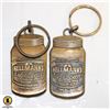 Image 1 : 2 VINTAGE HELLMANS/BESTFOOD BRASS KEYCHAINS