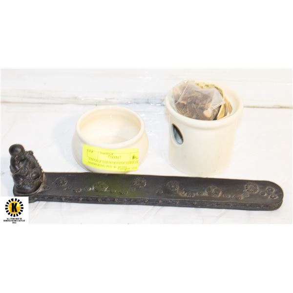 VINTAGE COUNTRYSIDE HERBFARM SIMMERING POT W/ BUDD