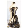 Image 1 : VINTAGE FIGURINE 1920'S STYLE LADY WITH DOG