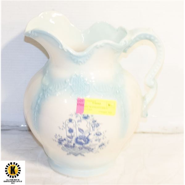 CERAMIC WATER PITCHER 11 INCHES TALL
