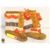 Image 1 : VINTAGE TODDLER MOOSE HIDE MUKLUKS-ESTATE