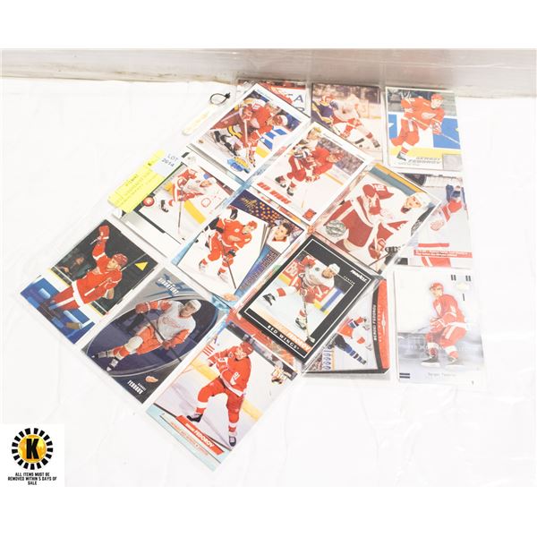LOT OF 36 DIFFERENT SERGEI FEDOROV HOCKEY