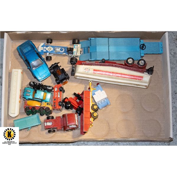 ESTATE VINTAGE HOT WHEELS, MAJORETTE, LESNEY TOYS