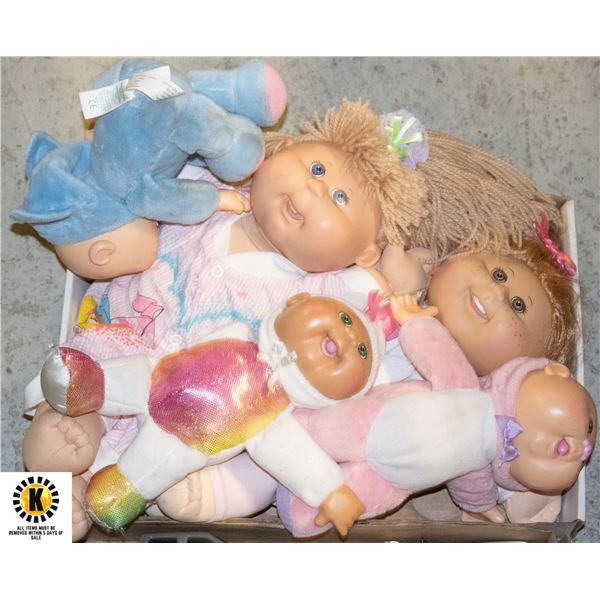 5 ESTATE CABBAGE PATCH DOLLS ALL TOGETHER-ESTATE