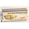 Image 1 : VINTAGE POCKET FISHERMAN SPIN CAST FISHING ROD IN