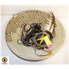 Image 1 : ESTATE SAGE BASKET WITH HAIDA & ABORIGINAL ROSE