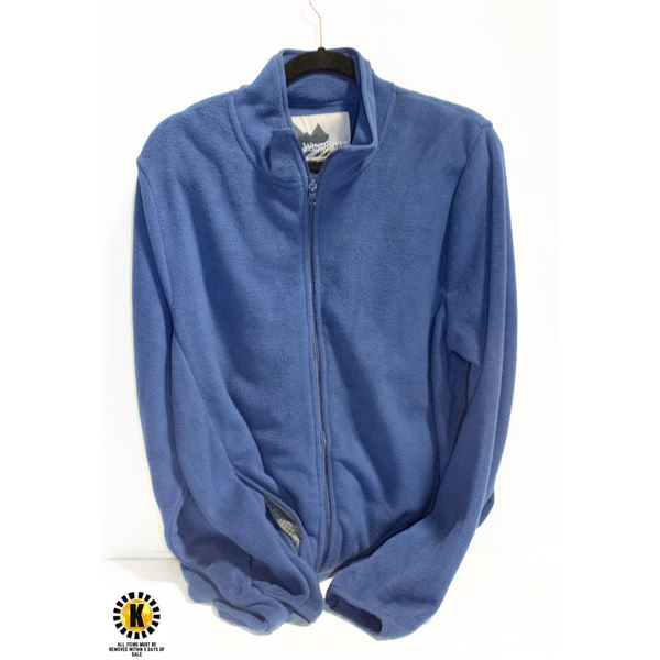 WINDRIVER OUTFITTING CO BLUE PLUSH JACKET -