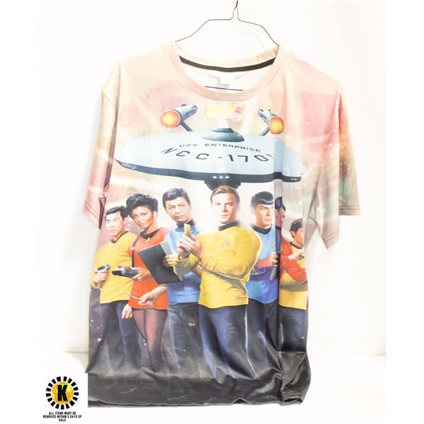 STAR TREK COTTON & SPANDEX T-SHIRT SIZE 4XL