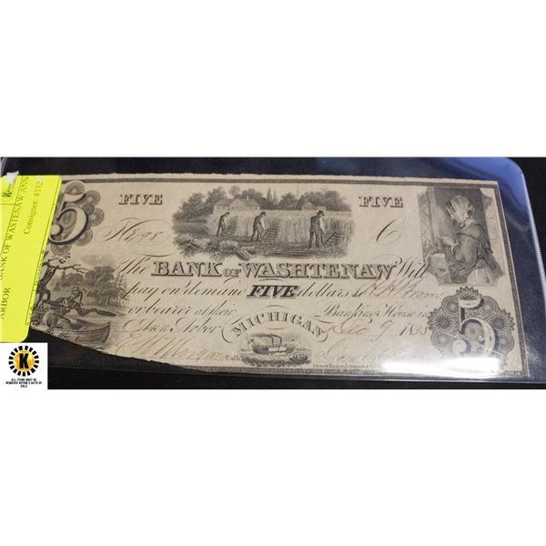 142)1835 BANK OF WASTENAW ANN ARBOR