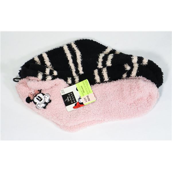 NEW 2PAIR PACK OF DISNEY MICKEY/ MINI EXTRA SOFT