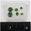 Image 1 : NEW 3 PC GREEN RHINESTONE STUD EARRING SET