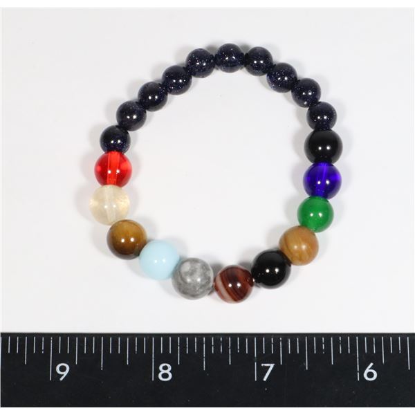 NEW IMITATION NATURAL STONE PLANET THEME BRACELET