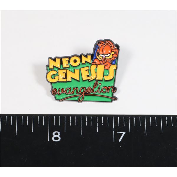 NEW GARFIELD THEME LAPEL PIN NEON GENESIS