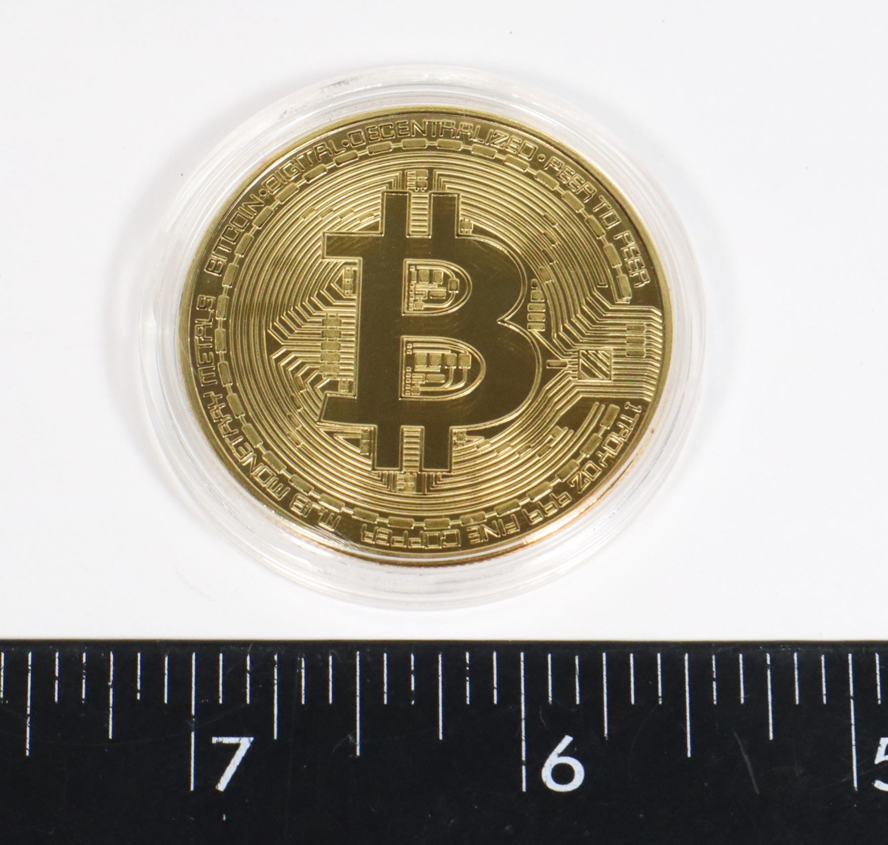 NEW BIT COIN THEME NOVELTY TOKEN