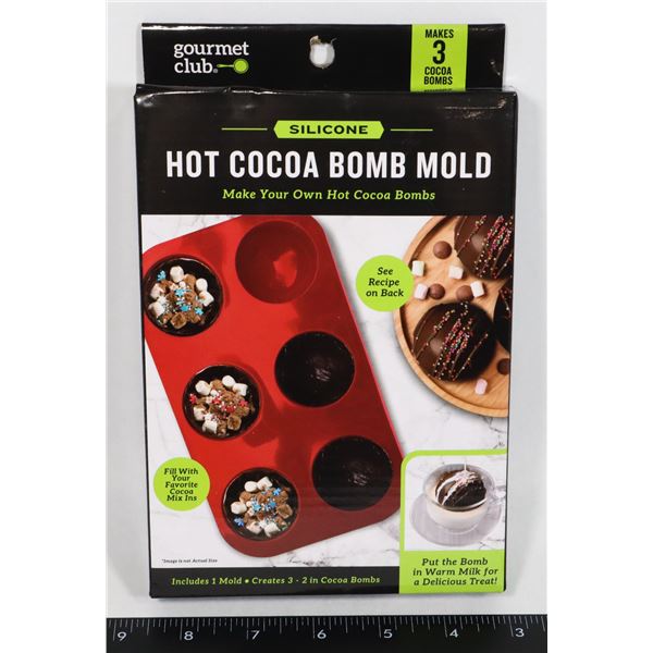 NEW SILICONE HOT COCOA BOMB MOLD