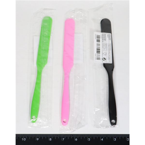 NEW SET OF 3 SILICONE JAR SCRAPERS