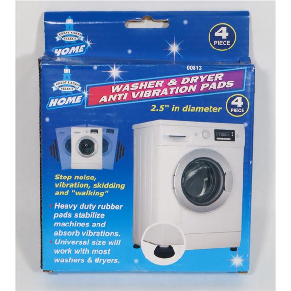 NEW 4PC WASHER & DRYER ANTI VIBRATION PADS