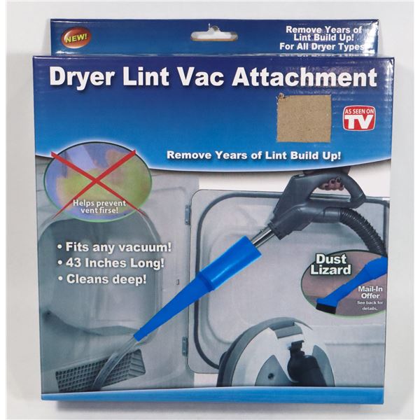 NEW DRYER LINT VAC ATTACHMENT