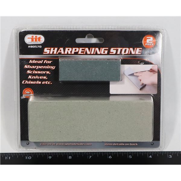 NEW 2PC SHARPENING STONE SET