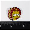 Image 1 : NEW SIMPSONS LISA IN CURLERS THEME LAPEL PIN