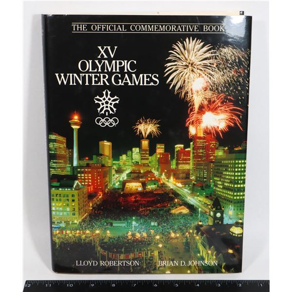 THE OFFICIAL COMMEMORATIVE BOOK XV OLYMPIC WINTER