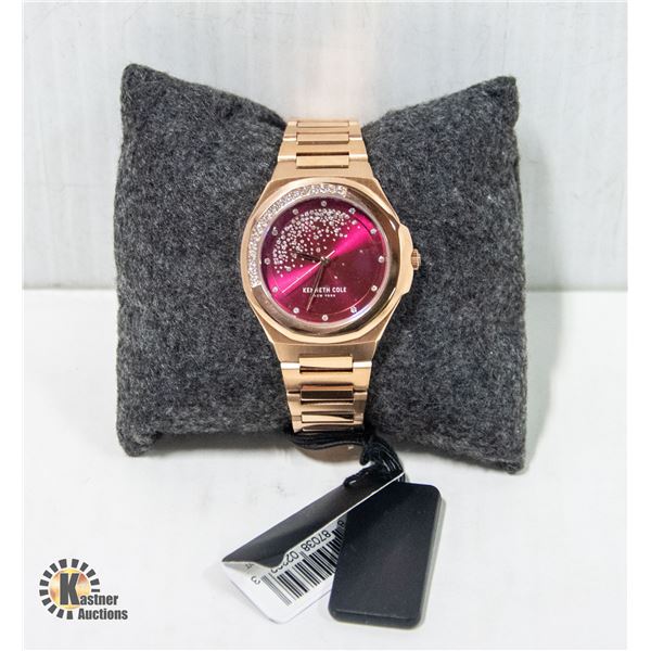 NEW KENNETH COLE NEW YORK LADIES WATCH, 38MM