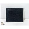 Image 1 : BLACK LEATHER MEN'S UNUSED FOLDING WALLET