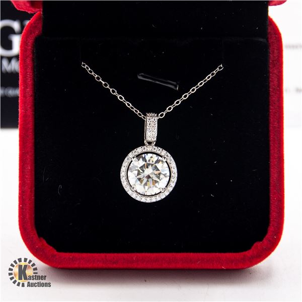 GRA CERTIFIED 5.0 CARAT MOISSANITE CENTER