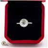 Image 1 : GRA CERTIFIED RING WITH 2.00 CARAT MOISSANITE