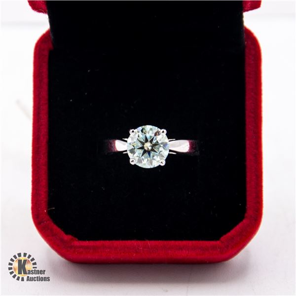 LIGHT BLUE TONE MOISSANITE APPROXIMATE