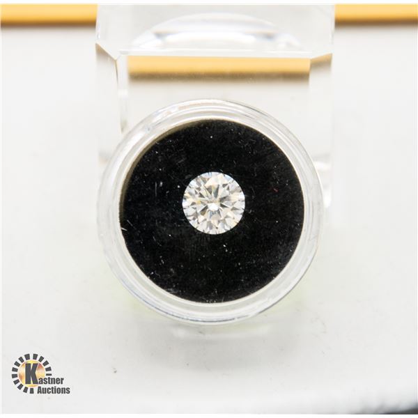 GRA CERTIFIED ROUND WHITE MOISSANITE 7.97 MM