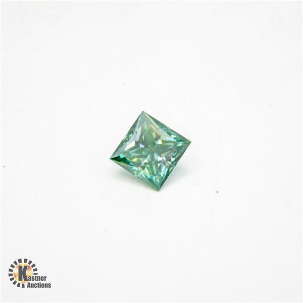 10.10 CARAT SQUARE BLUE COLOURED MOISSANITE STONE
