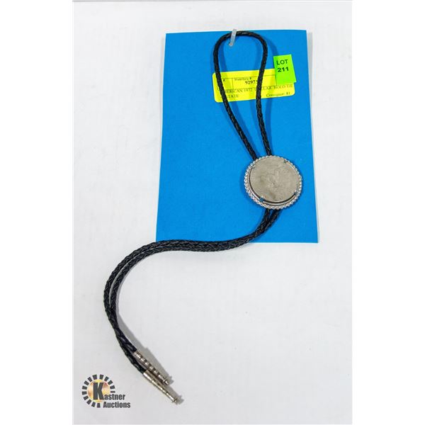 AMERICAN 1972  DOLLAR  BOLO TIE - ESTATE