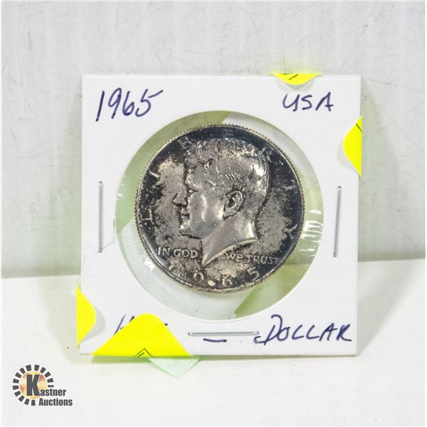 1965 USA SILVER 1/2 DOLLAR