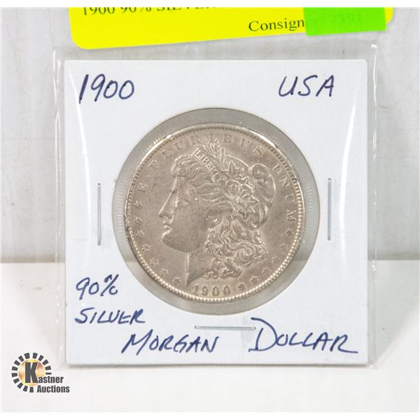 1900 90% SILVER MORGAN DOLLAR