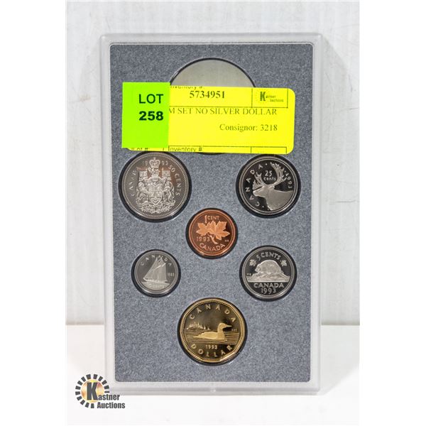 1993 RCM SET NO SILVER DOLLAR