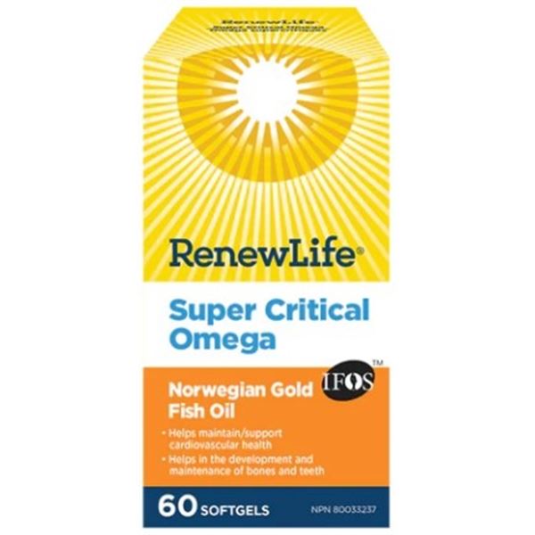 NEW BOTTLE OF RENEW LIFE SUPER CRITICAL OMEGA